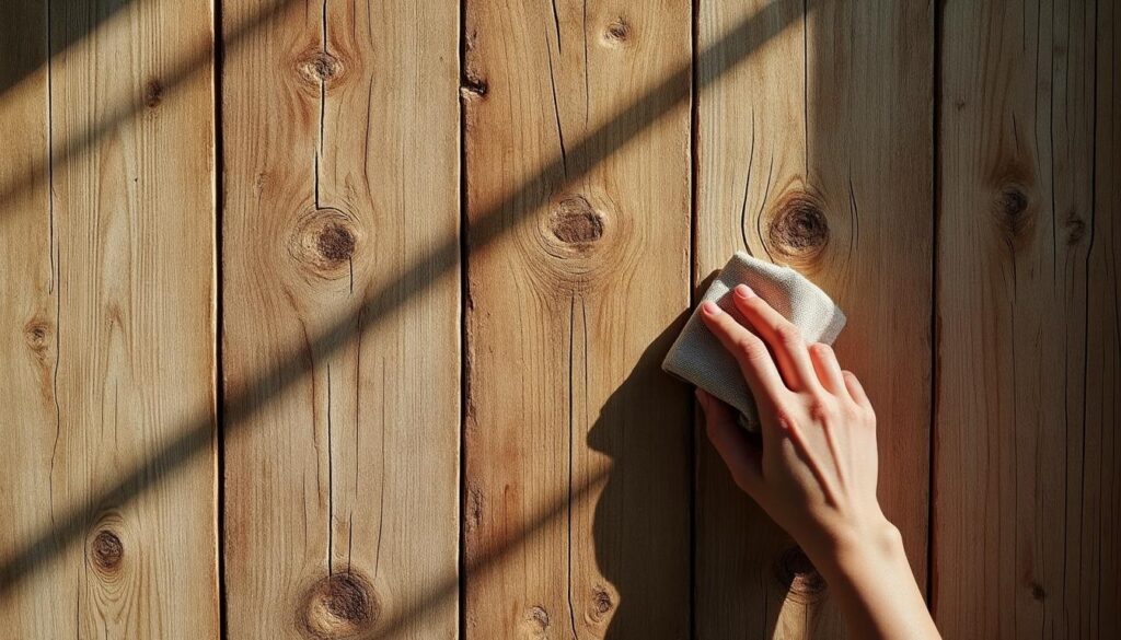 Redonner vie à un lambris bois couleur vieillie