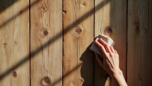 Redonner vie à un lambris bois couleur vieillie