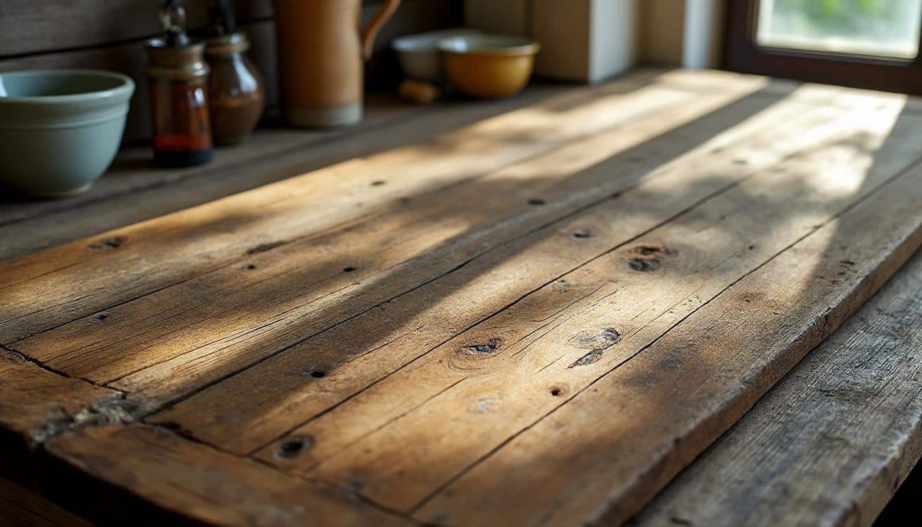 Entretenir un lambris bois de cuisine gras