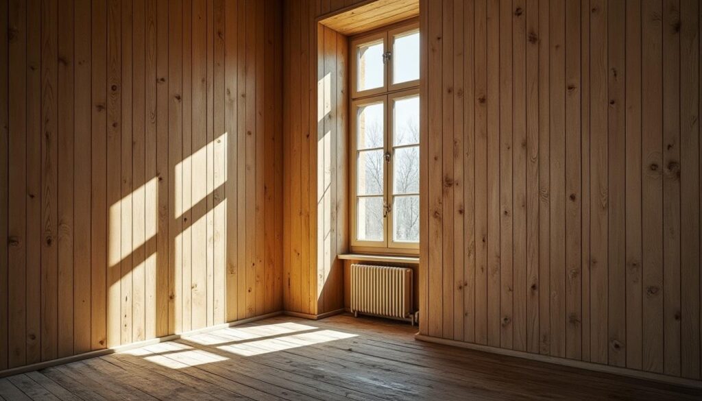 Solutions pour un mur en lambris bois humide