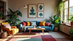 Idées d’inspiration pour la décoration de maison avec des couleurs de mobilier
