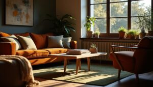 Créer une ambiance chaleureuse dans le salon avec des couleurs de mobilier adaptées