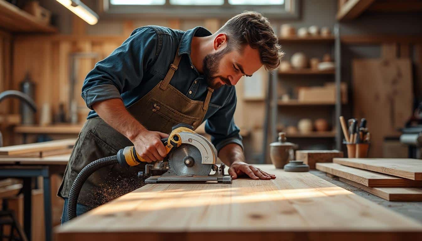 Illustration: Comprendre l’utilité d’une scie à panneaux dans l’atelier