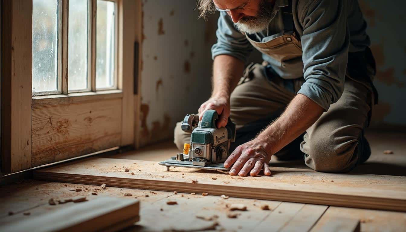 Réaliser la découpe d'une porte lors de la rénovation de la maison