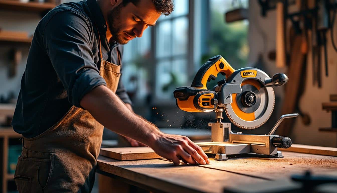 Illustration: Comprendre les fonctionnalités techniques clés pour bien choisir sa scie à onglet Einhell