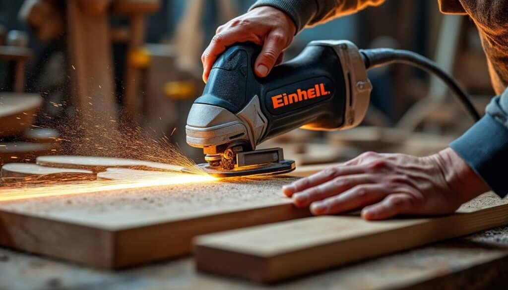 Scie à onglet Einhell : guide complet pour des coupes précises