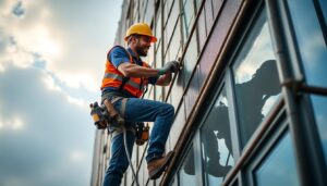 Filet anti chute pour toiture : sécurité et conformité sur chantier