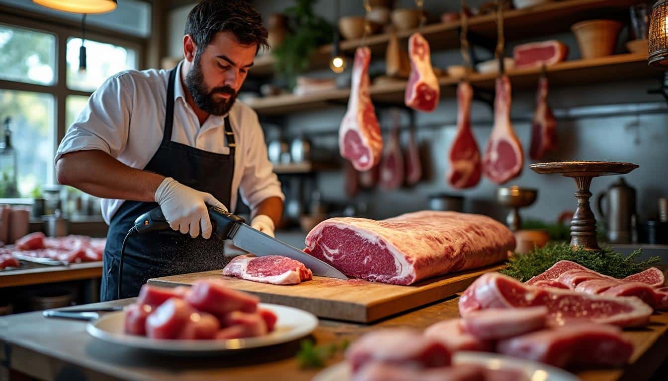 Illustration: Comment la scie à os électrique transforme la découpe en boucherie et cuisine