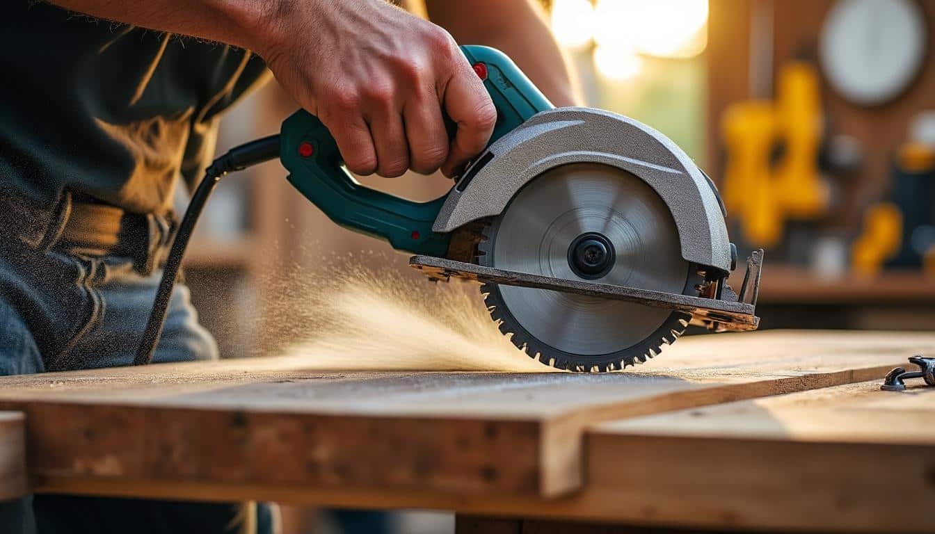 Illustration: Les fonctionnalités essentielles de la scie circulaire Parkside à fil