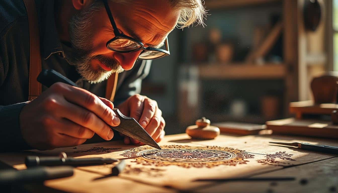 Illustration: Maîtriser sa scie à marqueterie pour des réalisations parfaites et durables