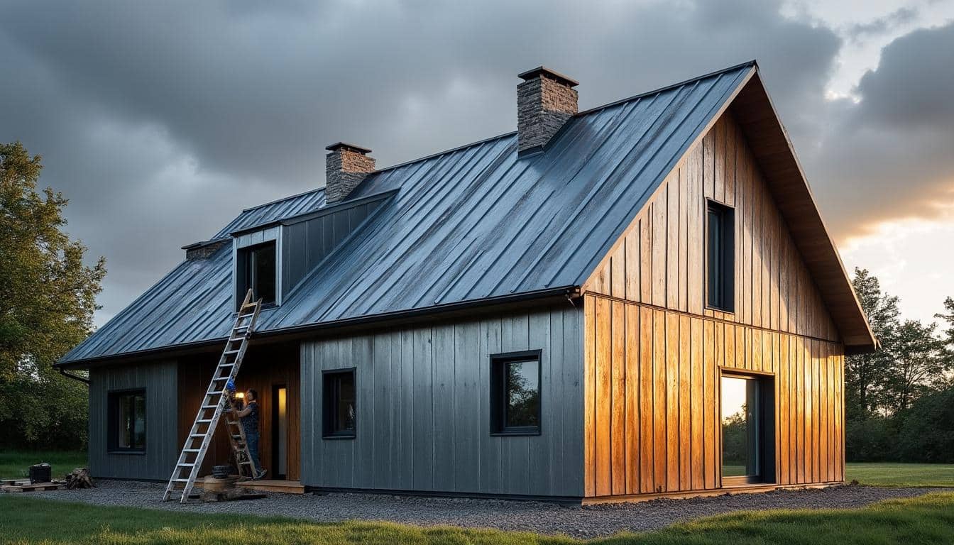 Toiture en tôle de bardage : guide complet, avantages et pose