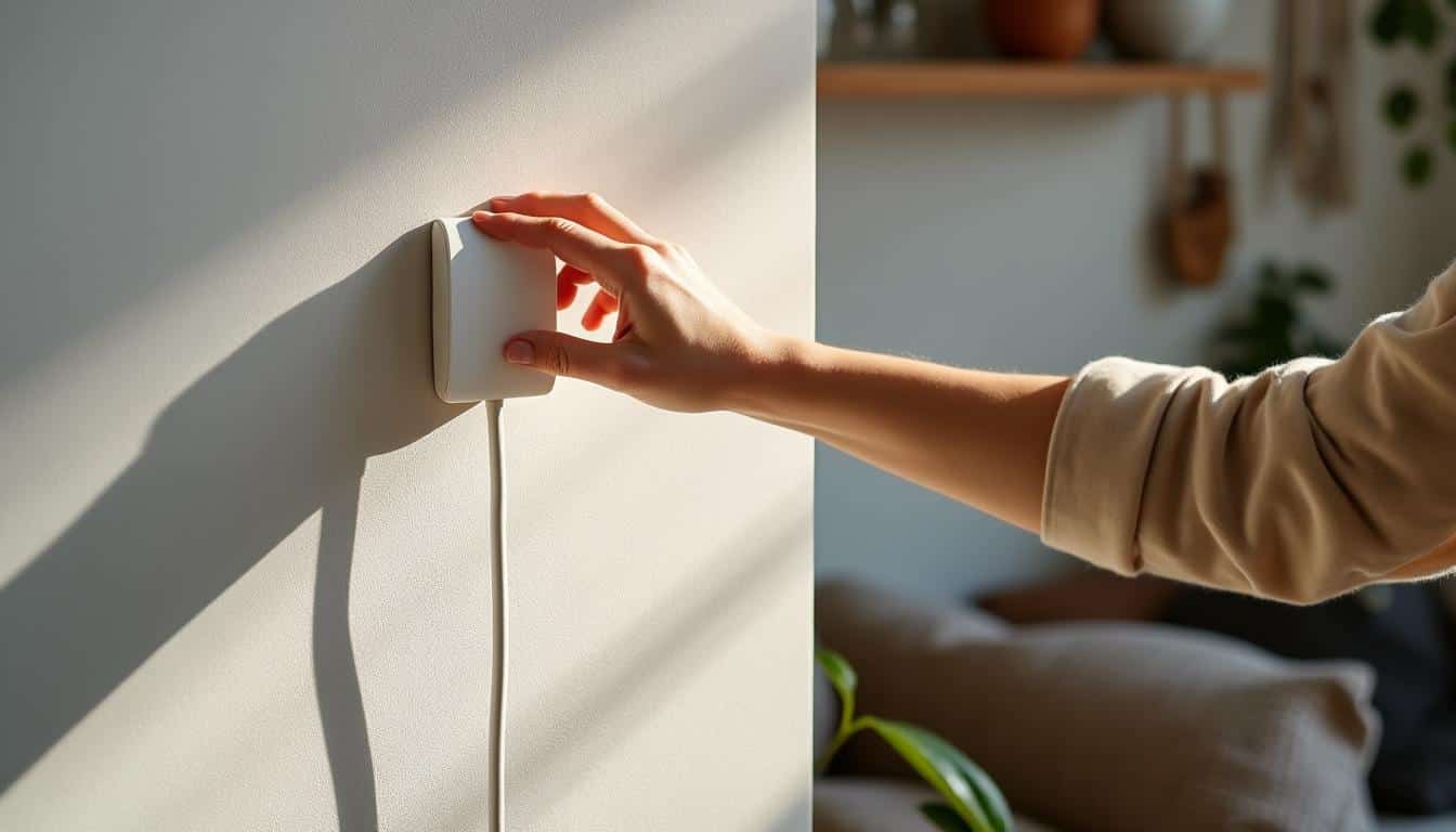 Illustration: Comprendre le principe d’une applique équipée d’un interrupteur filaire au mur