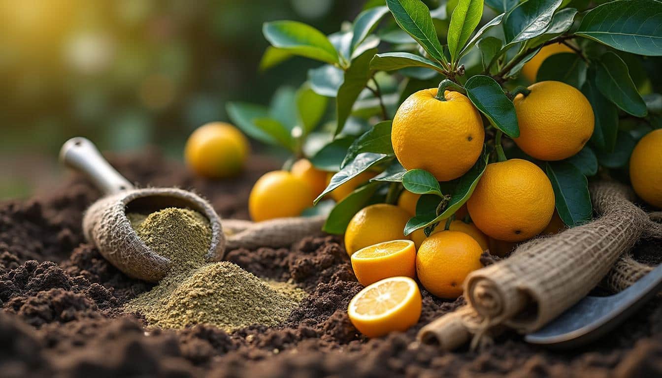 Illustration: Les différents types d’engrais adaptés aux agrumes pour un soin naturel et efficace