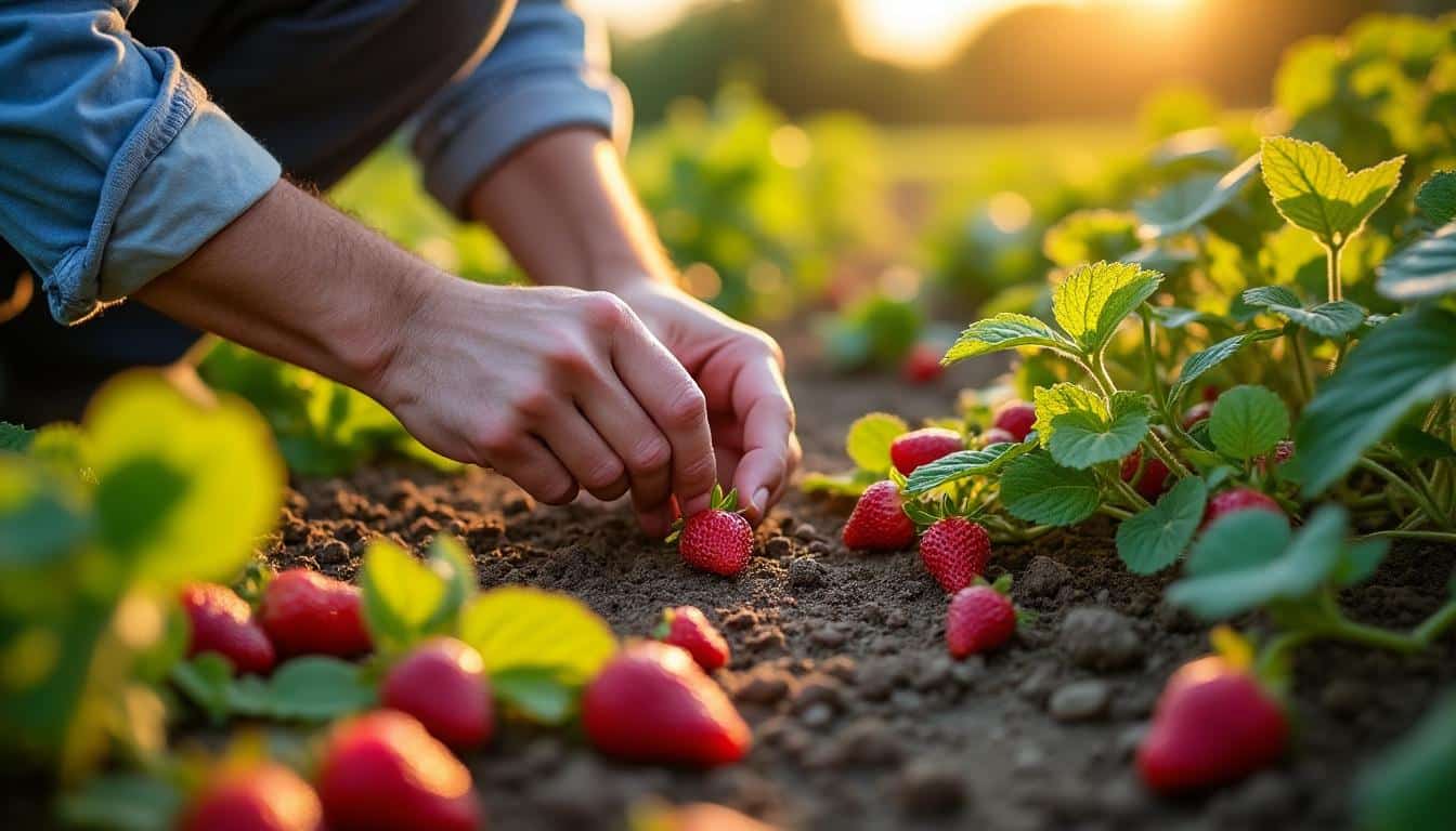 Illustration: Pourquoi opter pour un engrais naturel spécialement conçu pour les fraisiers ?