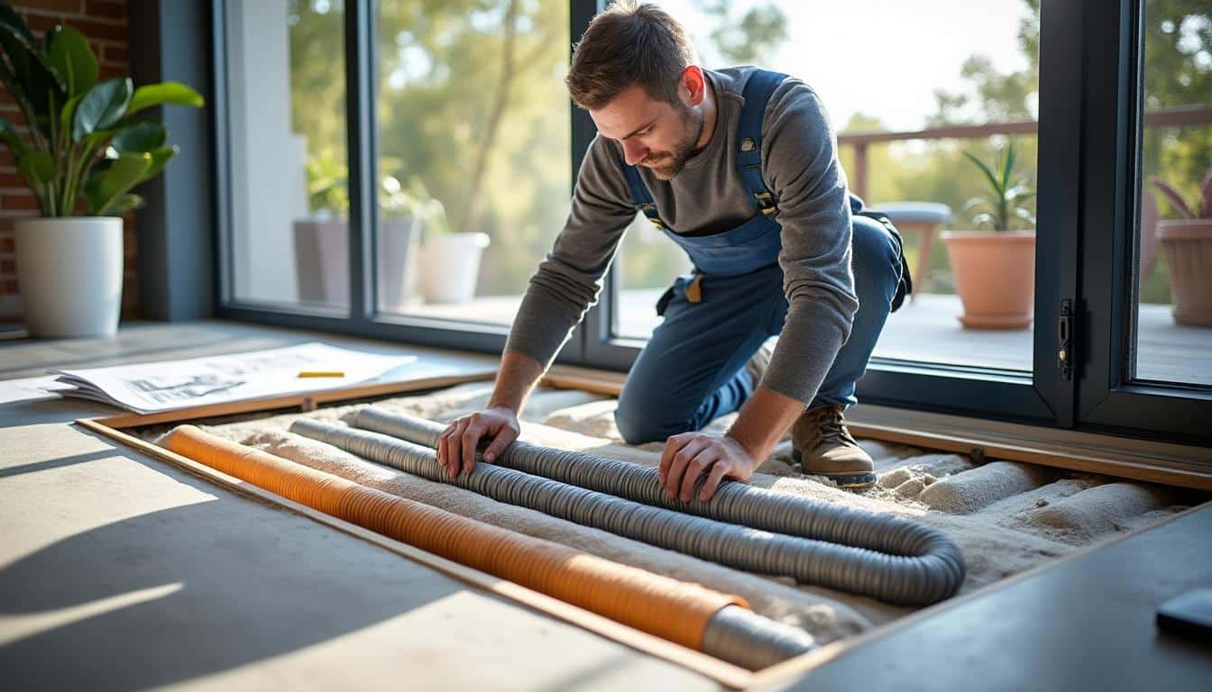 Illustration: Comprendre le principe et le fonctionnement du plancher chauffant rafraîchissant