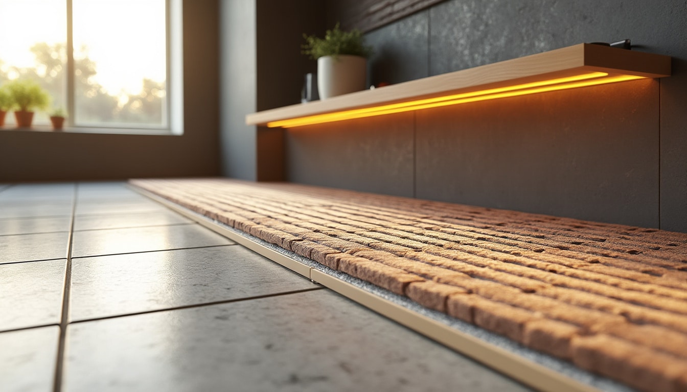 Illustration: Comprendre le principe du chauffage électrique installé sous un revêtement en carrelage