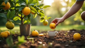 Marc de café pour citronnier : un engrais naturel efficace